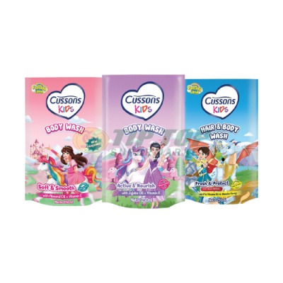Cussons Kids Body Wash Soft & Smooth/Active & Nourish/Fresh & Protect Refill 250ml