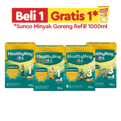 Healthyway Kids 1+/3+ All Variant 725gr