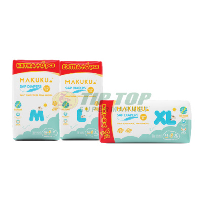 Makuku Baby Diapers Comfort Fit Pants M 60+6’s/L 54+6’s/XL 44+6’s