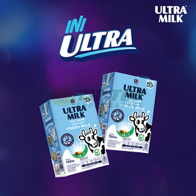 Ultra Milk Full Cream Fresh Milk 750ml